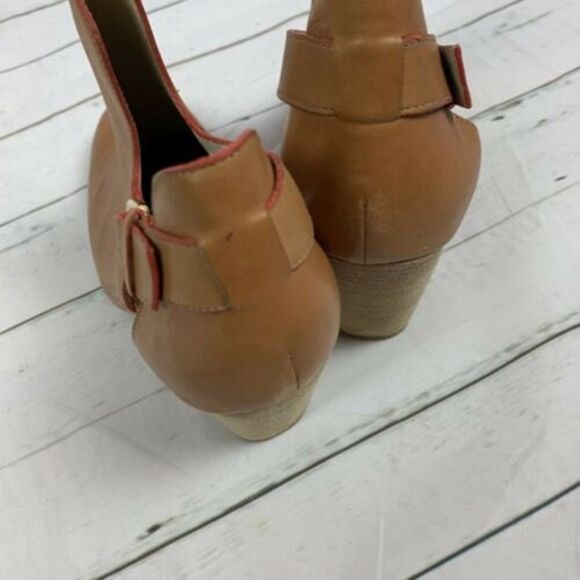 Elizabeth and James Suri cutout leather bootie brown size 10 - Picture 5 of 10